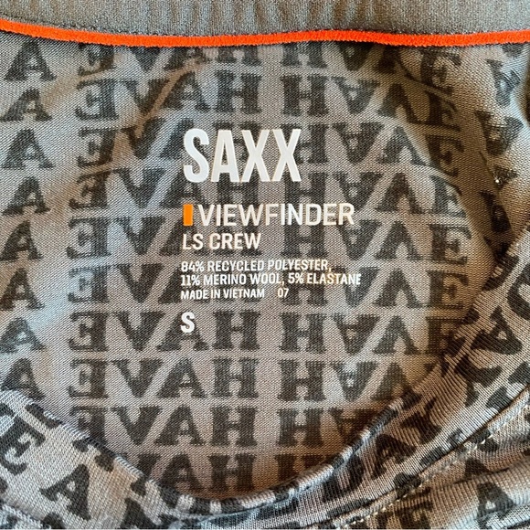 Saxx View Finder base layer set “ Have A Nice Day Long sleeve & pants - Picture 5 of 9